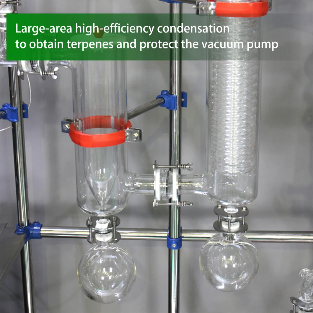 Stock Available Short Path Wiped Film for Essential Distillate